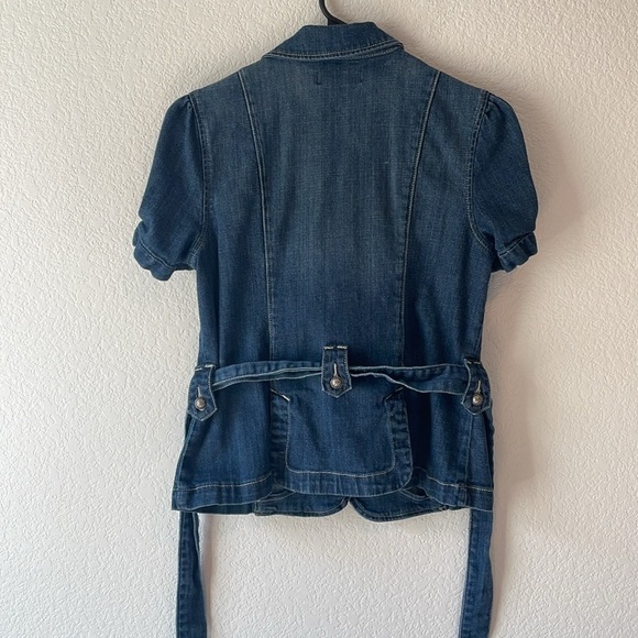 Seven7 jeans denim top Medium - Picture 5 of 7